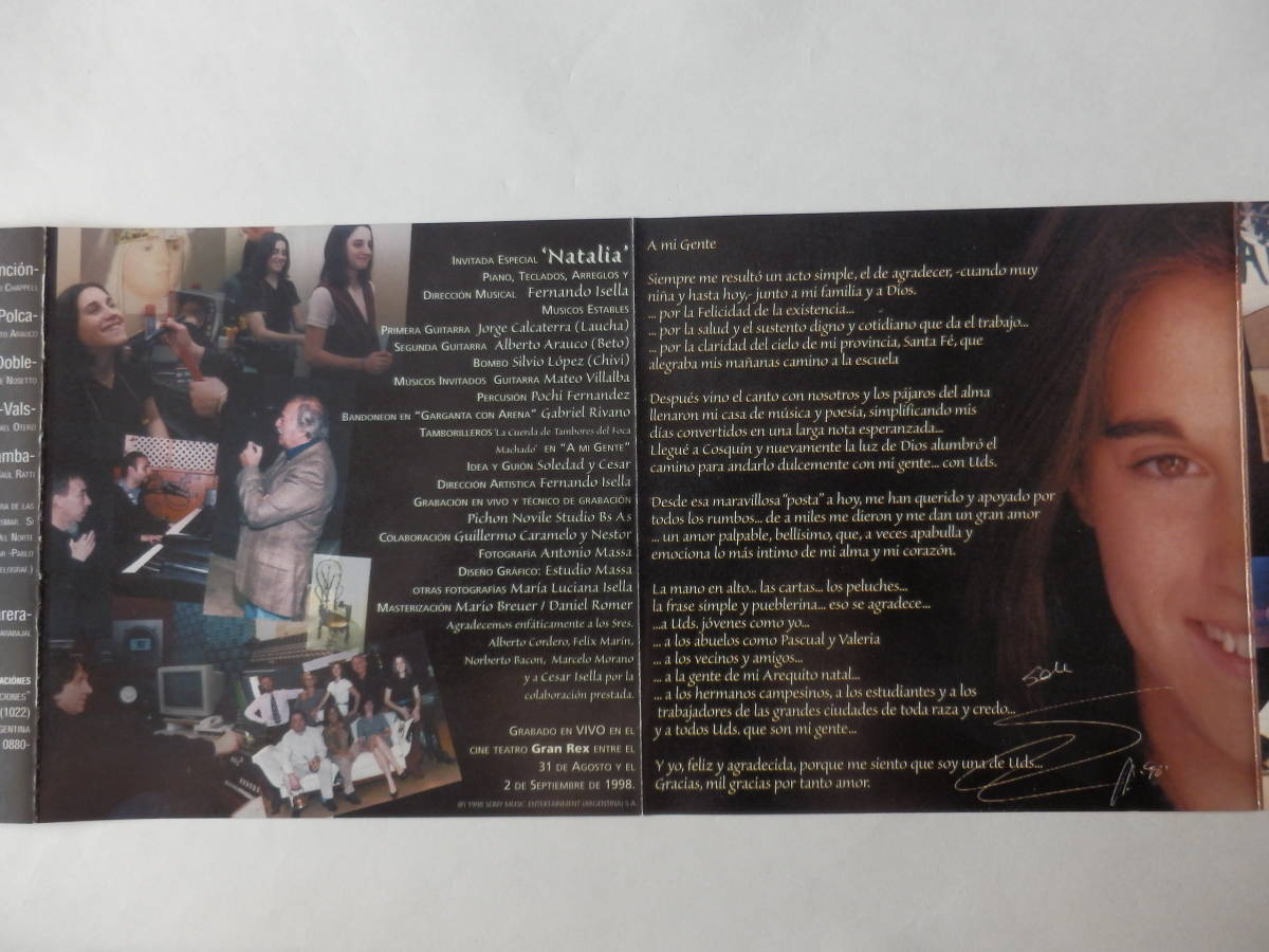 CD/アルゼンチン:フォークロア- Soledad Pastorutti- ソレダッド/Soledad - A Mi Gente/Del Chucaro:Soledad/Pa'l Que Se Va:Soledad_画像8