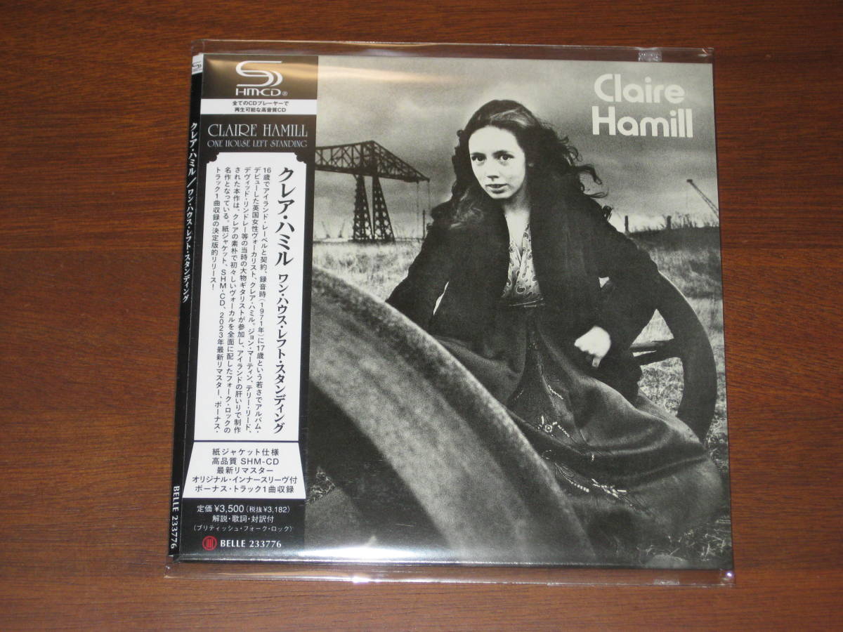 CLAIRE HAMILL クレア・ハミル/ ワン・ハウス・レフト・スタンディング 2023年発売 紙ジャケ リマスター SHM-CD 国内帯有_画像1