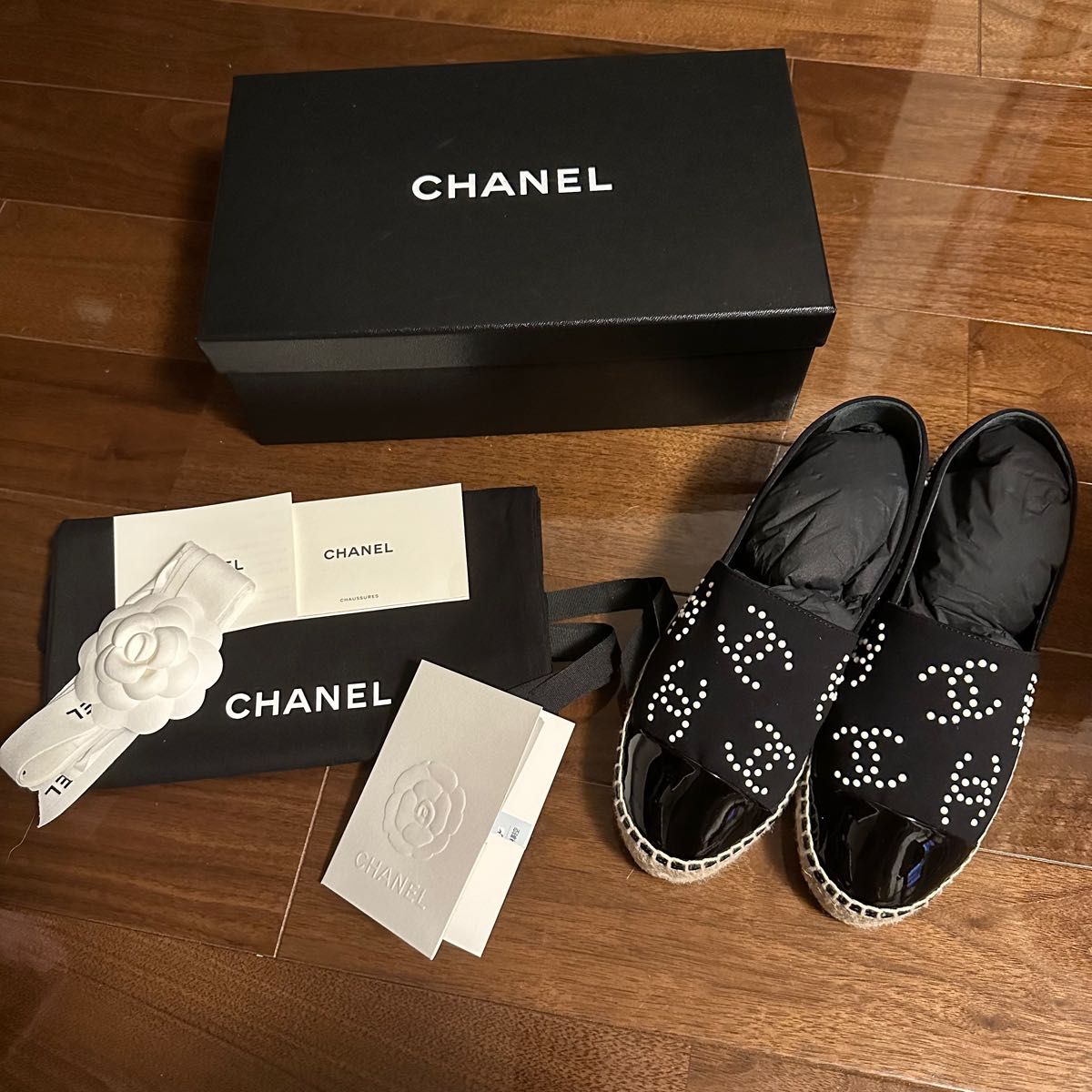 新品 23SS CHANEL シャネル エスパドリーユ 36｜PayPayフリマ