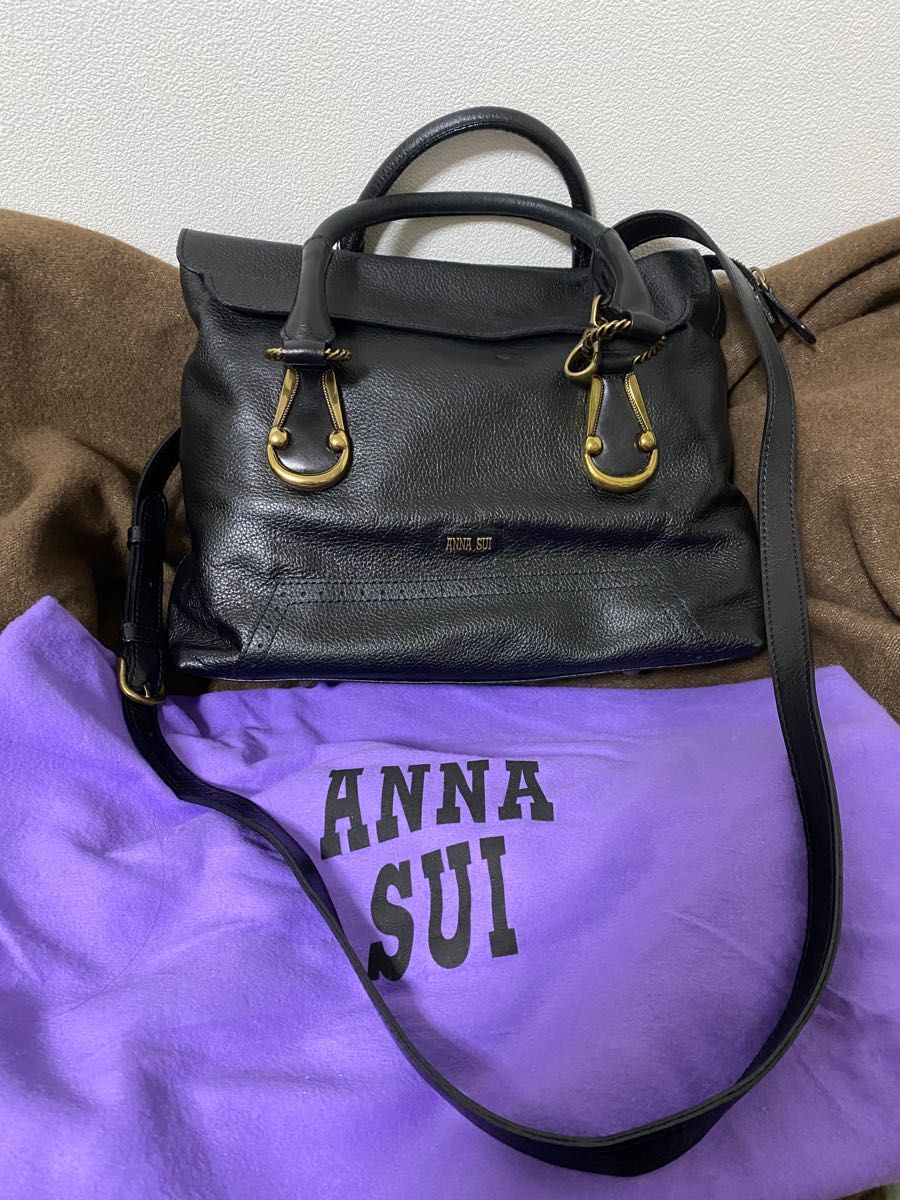 未使用　ANNA SUI アナスイ　エブリン　2way ショルダーバッグ