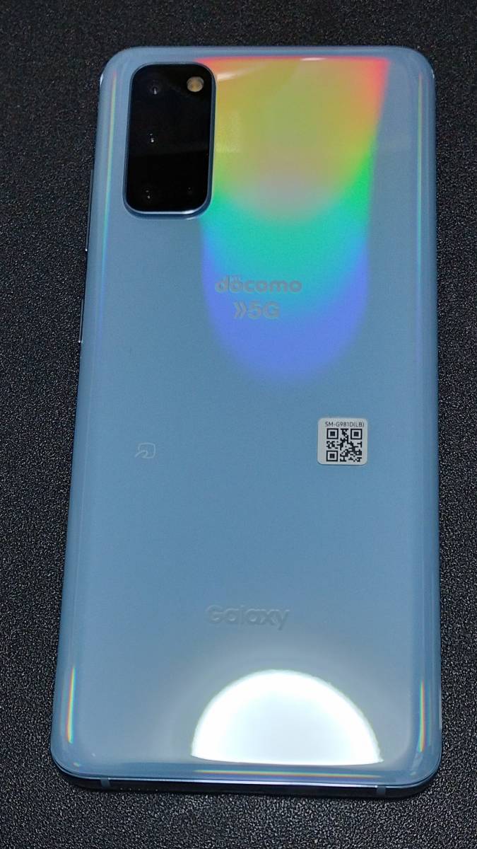 SAMSUNG Galaxy S20 5G SC-51A クラウドブルー docomo版 SIMロック解除 SAMSUNG Galaxy S20 5G SC-51A クラウドブルー docomo版 SIMロック解除