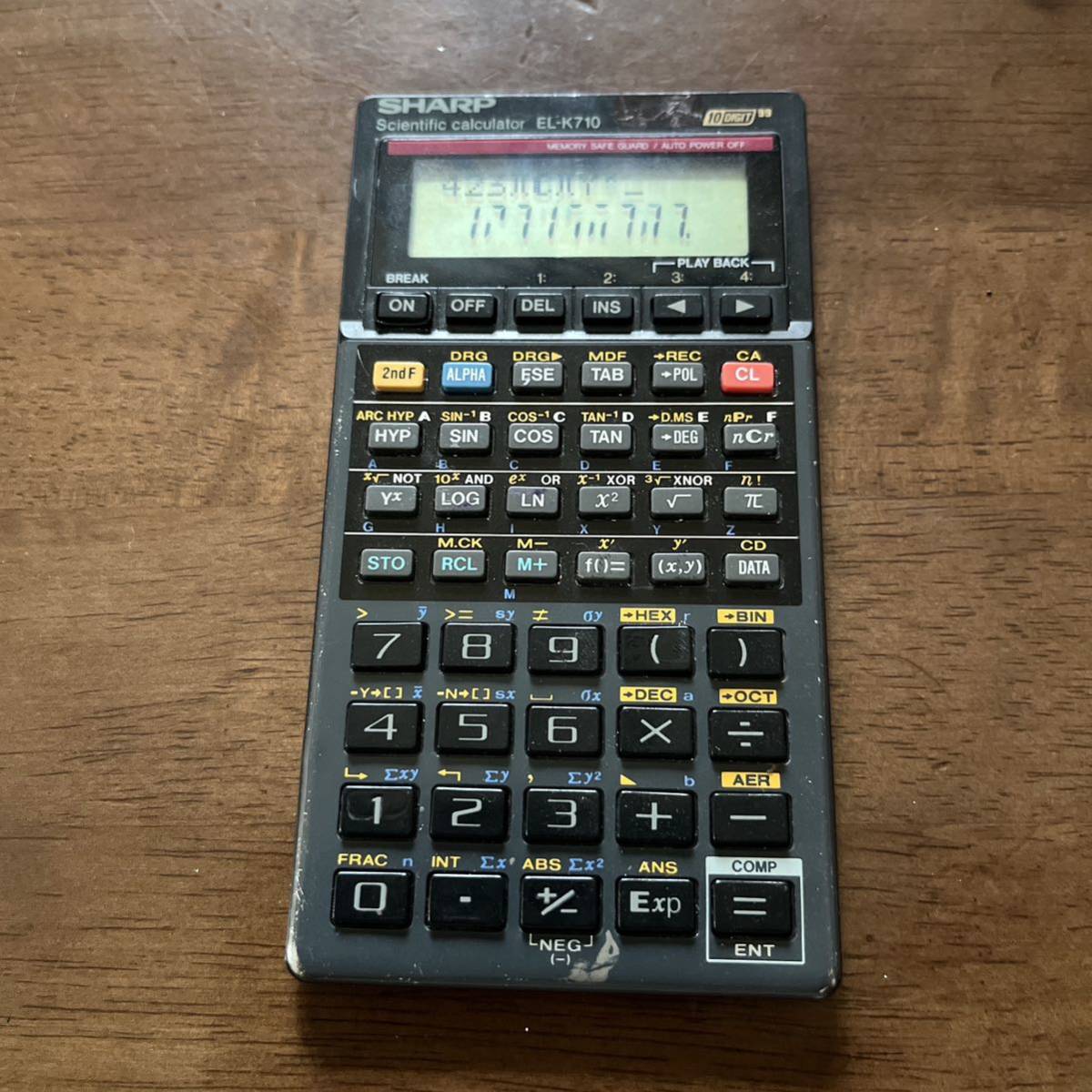 USED sharp scientific calculator! junk 