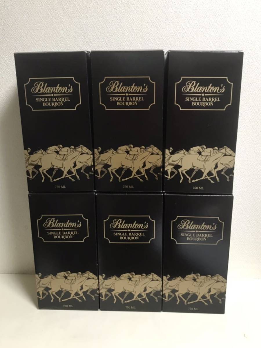送料無料 6本セット Blanton's ブラントン ブラック バーボン WHISKY