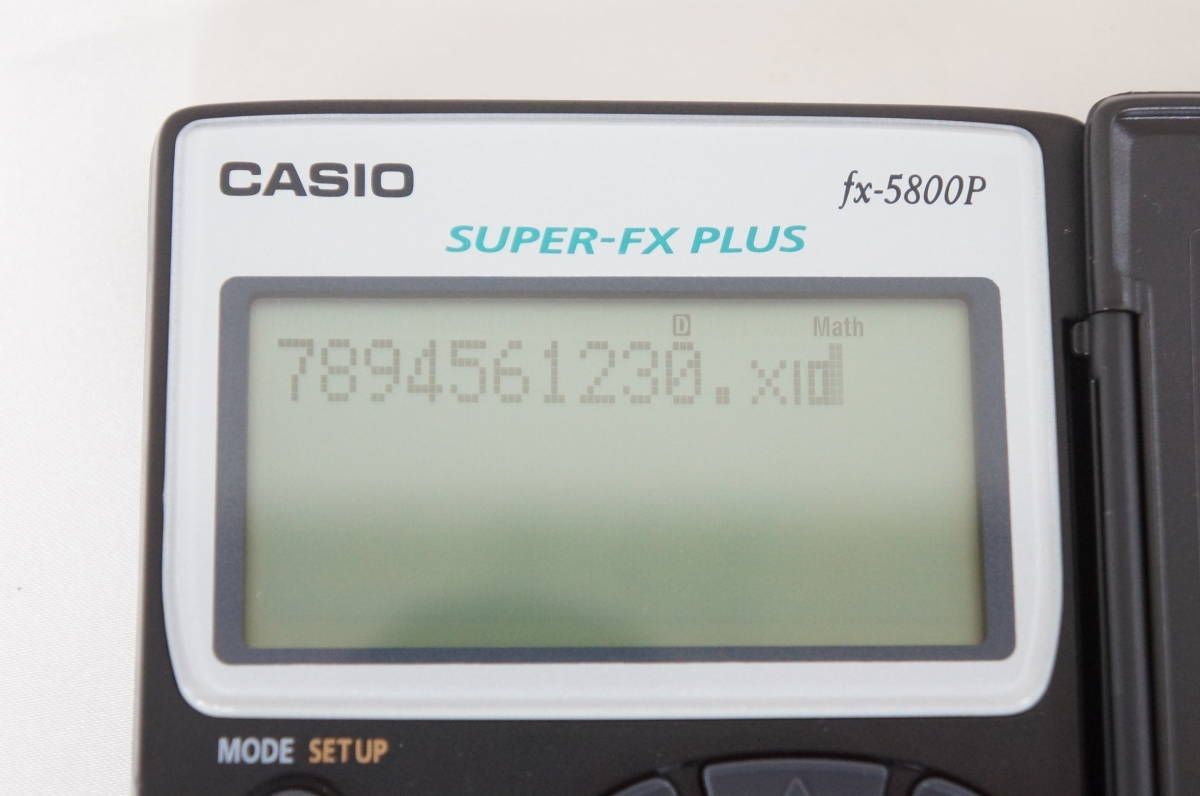 CASIO カシオ fx-CG50 fx-5800P 関数電卓 2点セット 2203286011