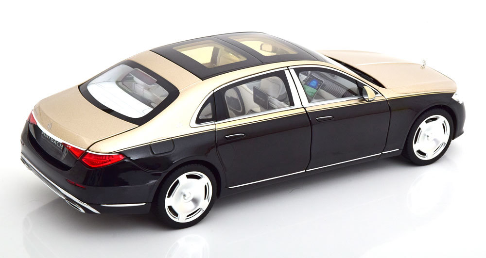 norev 1/18 Mercedes Benz Maybach S 680 4 Matic 2021 blackmetallic goldmetallic　メルセデス　ベンツ　マイバッハ　ノレブ_画像2