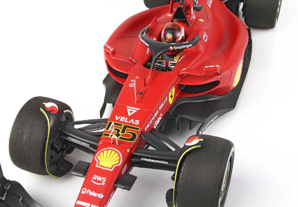 BBR 1/18 Ferrari F1 75 Australian GP 2022 C.Sainz　フェラーリ　サインツ　ダイキャスト製　BBR221825_画像6