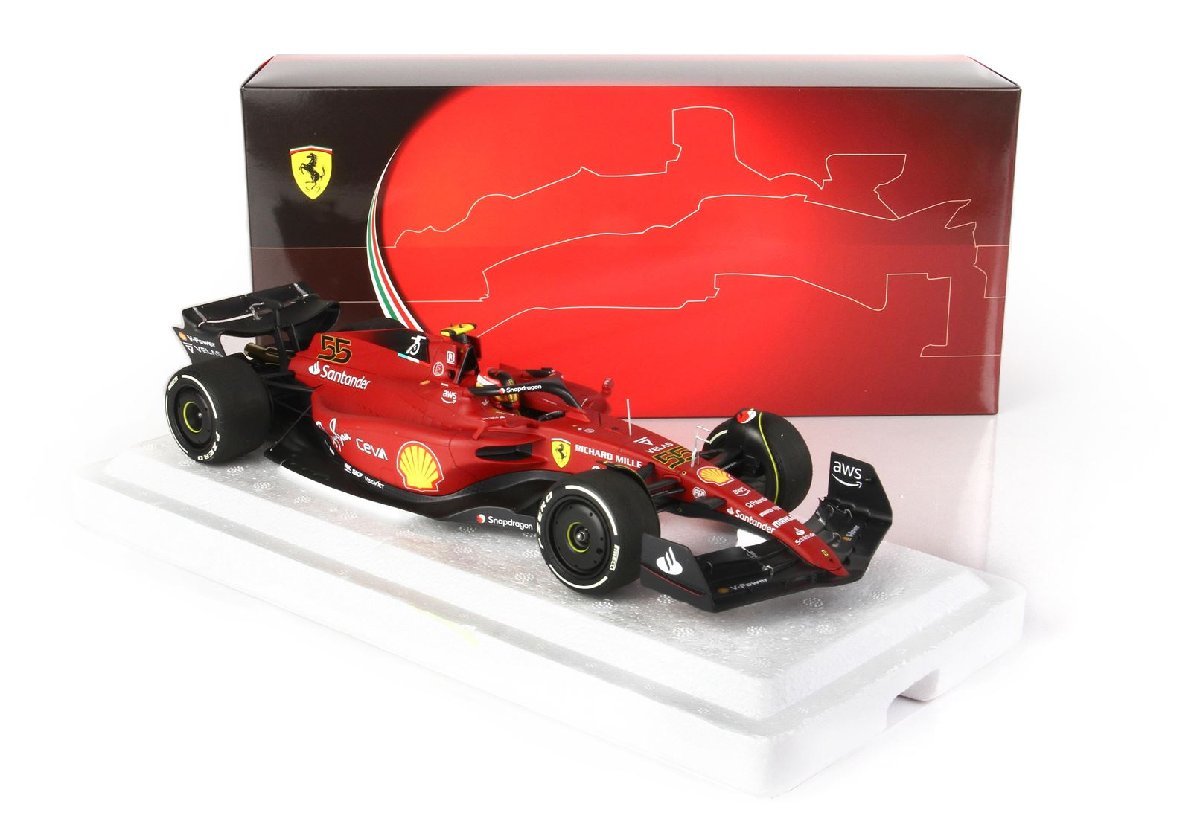 BBR 1/18 Ferrari F1 75 Australian GP 2022 C.Sainz　フェラーリ　サインツ　ダイキャスト製　BBR221825_画像9