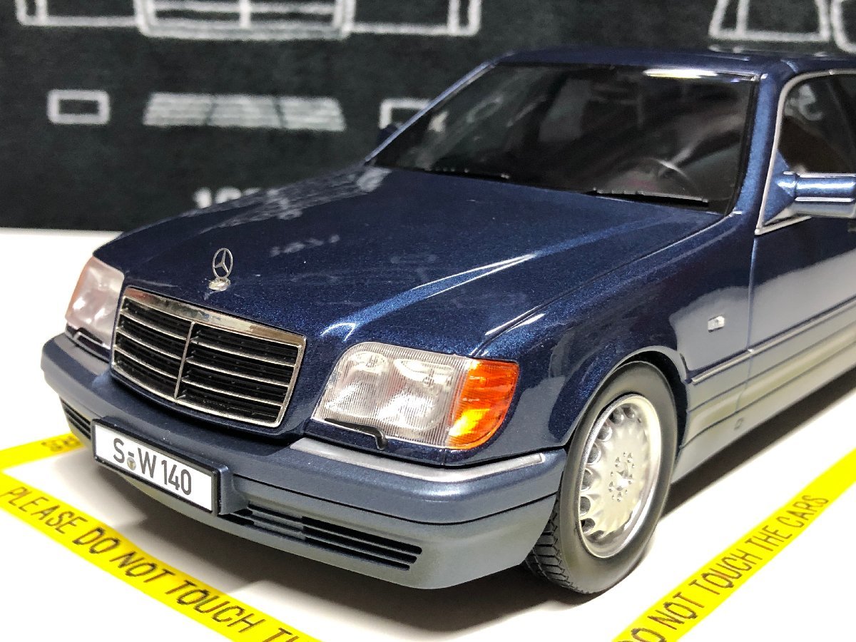 iScale 1/18 Mercedes Benz S500 (W140) year 1994-98 azurit blue / Grayx　メルセデス　ベンツ_画像6