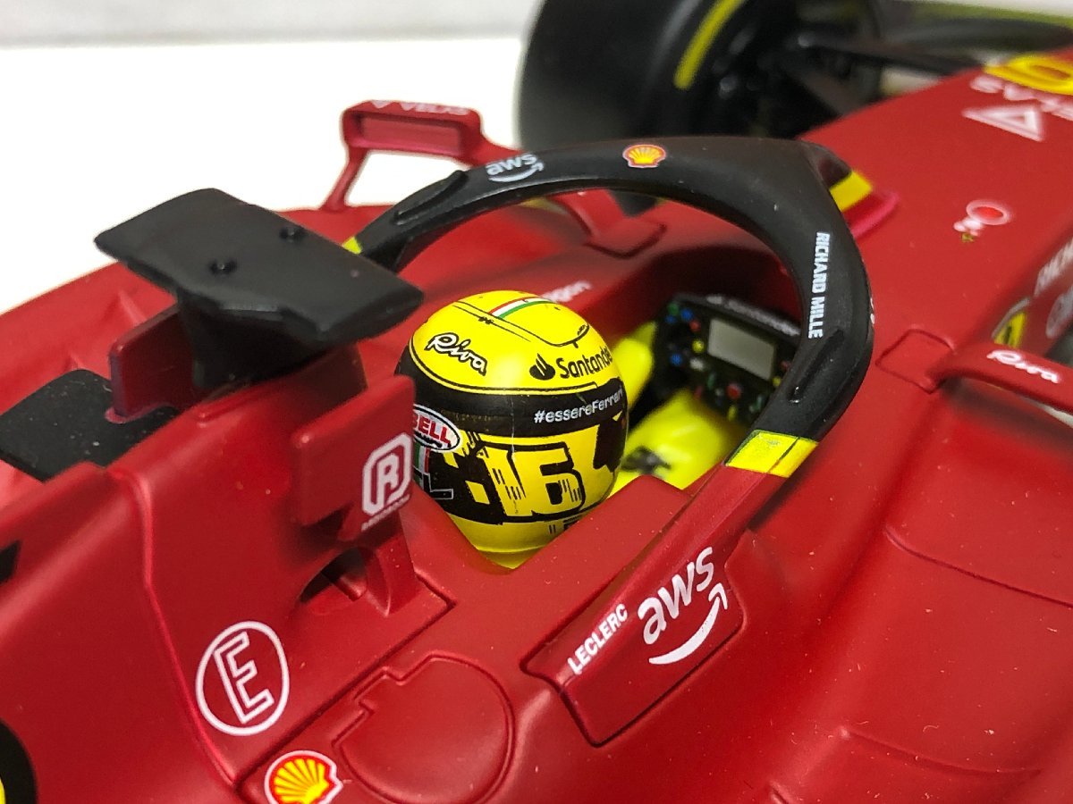 Burago 1/18 Ferrari F1 75 #16 CHARLES LECLERC MONZA GP　フェラーリ　ルクレール　ブラーゴ_画像10