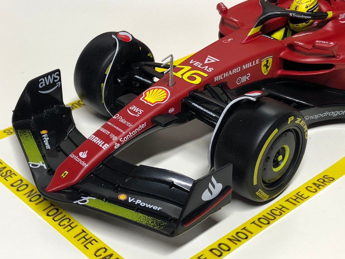 Burago 1/18 Ferrari F1 75 #16 CHARLES LECLERC MONZA GP　フェラーリ　ルクレール　ブラーゴ_画像6