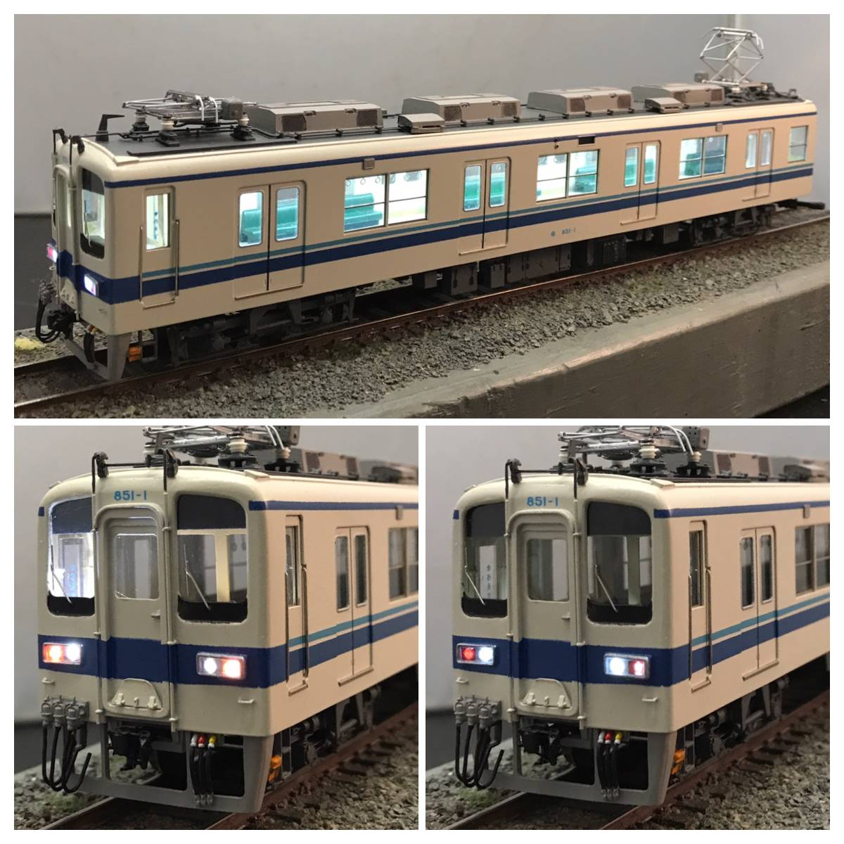 モデルワム 東武850 3両 ＭＰギアシステム 当工房特製完成品 1/80 16.5