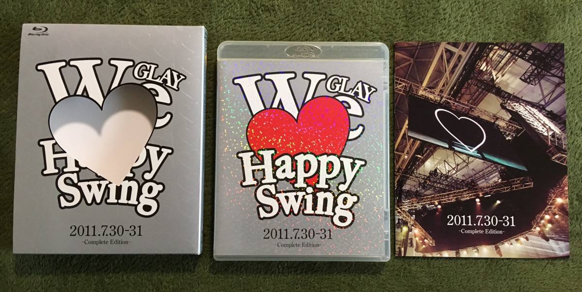 ★G-DIRECT限定品★GLAY 「We Love Happy Swing-Complete Edition」 Blu-ray ２枚組　FC限定ライブ