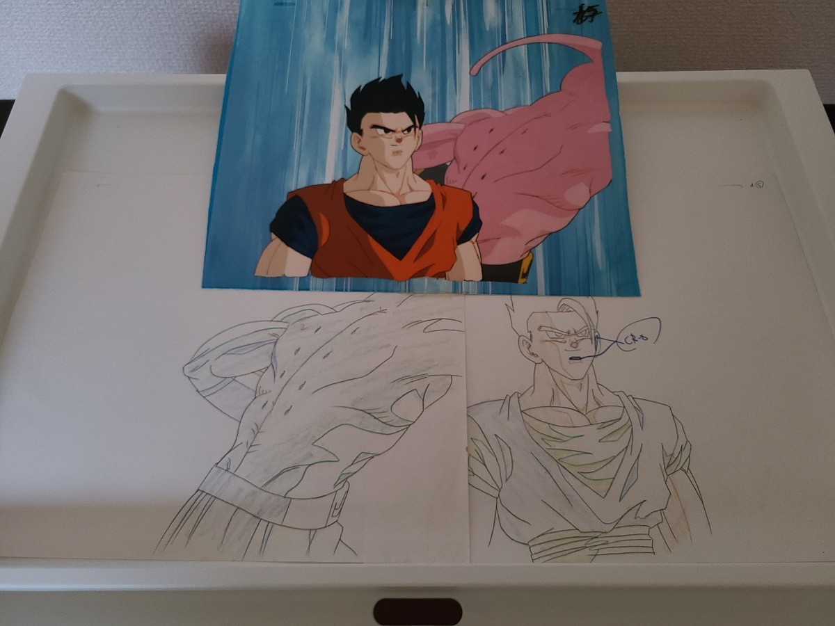 ドラゴンボール 魔人ブウ セル画 直筆背景付|セル画 ドラゴンボール 魔人ブウ セル画 直筆背景付|セル画