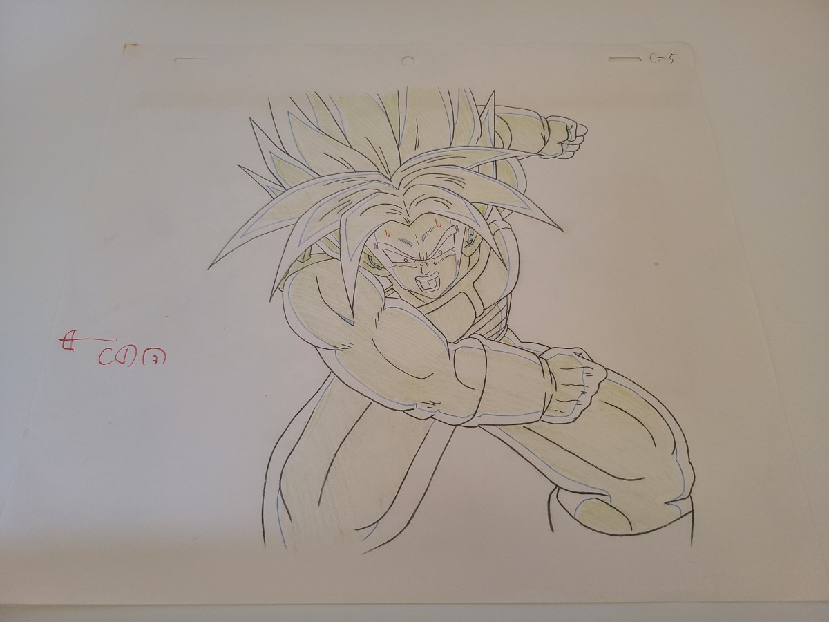 DRAGON BALL セル画 直筆動画付き スーパーサイヤ人 トランクス 検