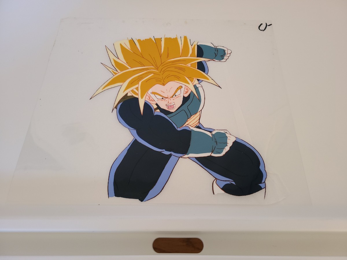 DRAGON BALL セル画 直筆動画付き スーパーサイヤ人 トランクス 検