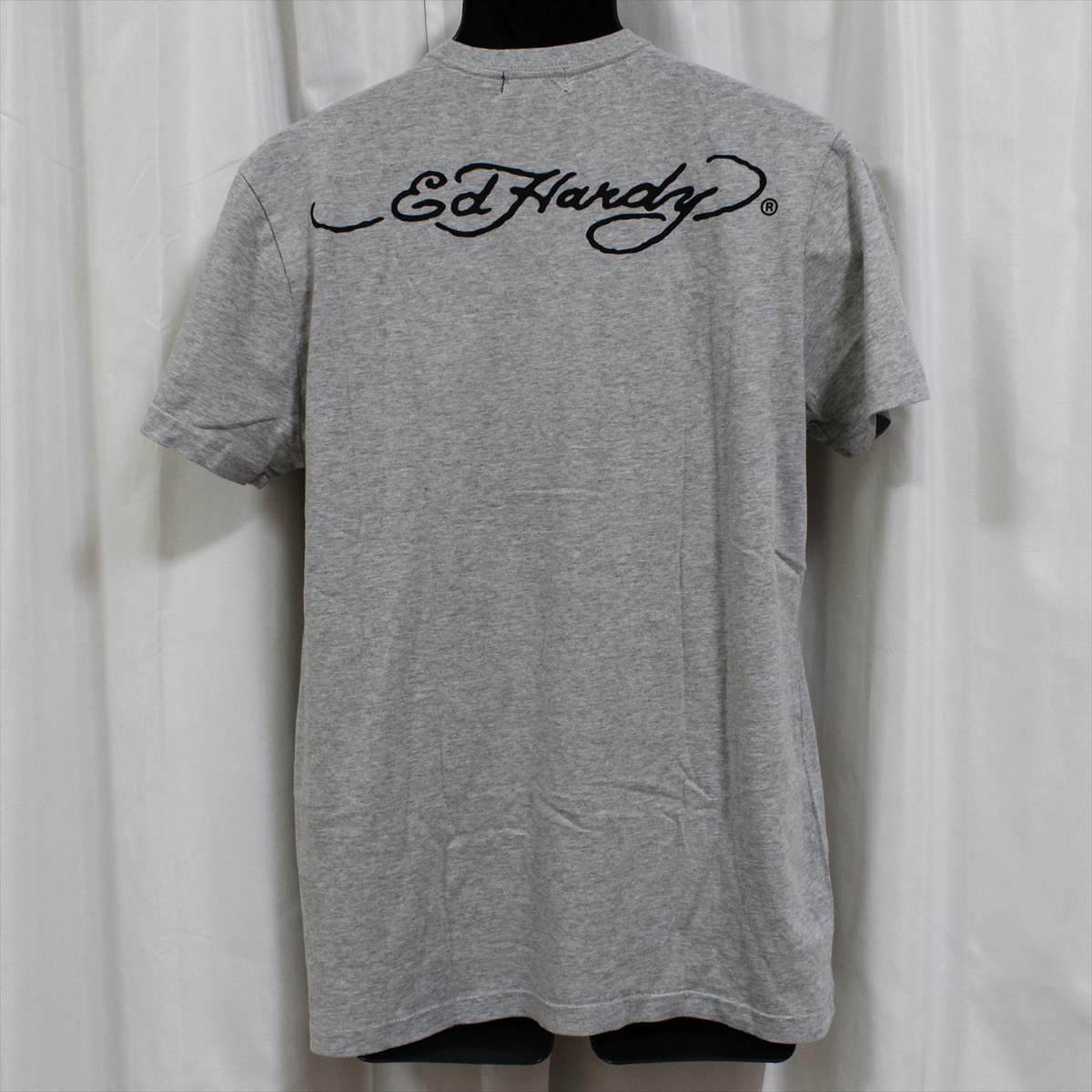 エドハーディー ed hardy メンズ半袖Tシャツ グレー Sサイズ M02BEFG276 新品 GREY_画像4