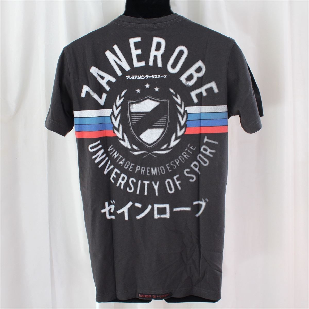 ゼインローブ ZANEROBE メンズ半袖Tシャツ ブラック Lサイズ 新品_画像4