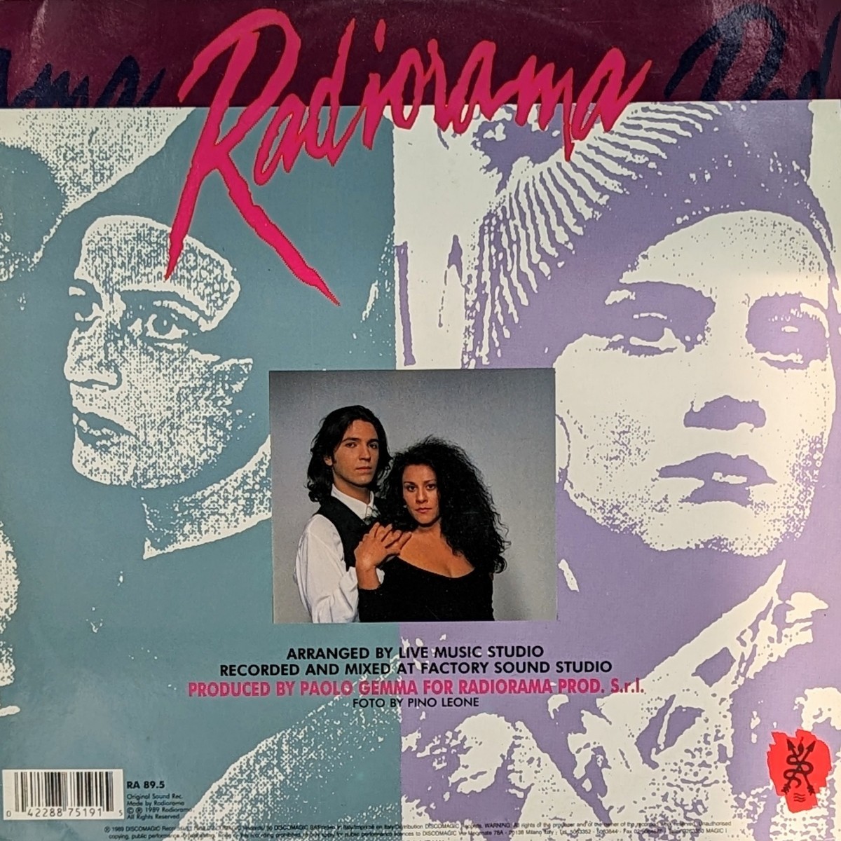 12~ запись Radiorama Baciami (Kiss Me)1989 Италия запись 
