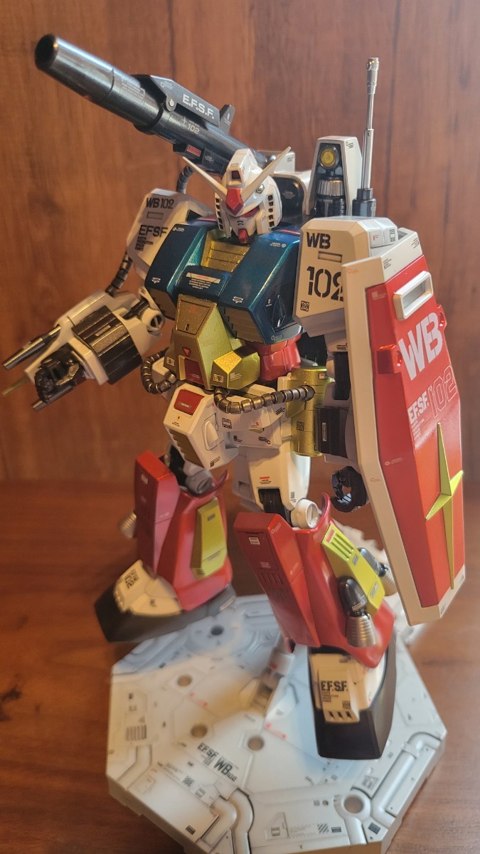 パーフェクトガンダム MG 1/100 塗装済み完成品 ガンプラ RX-78-2