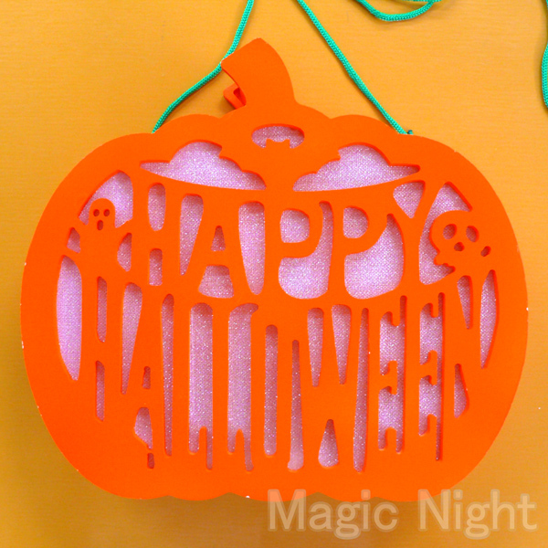 奉仕品 フレームランタン ハロウィン ランタン 装飾 飾り付け かぼちゃ パンプキン ライト_画像3