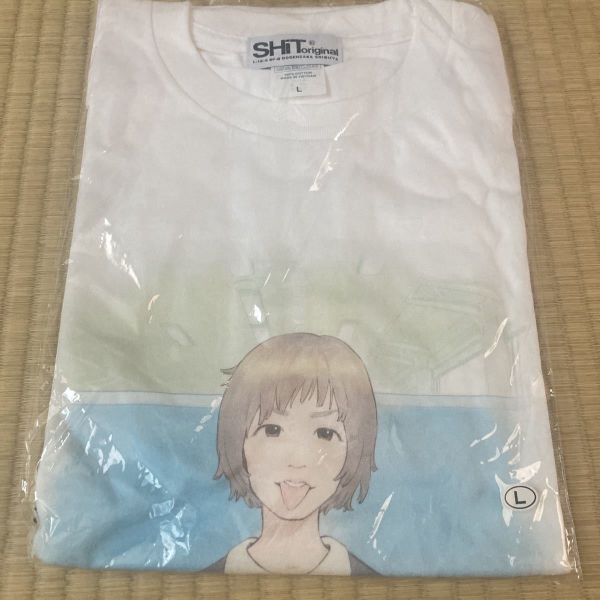 [ новый товар * неношеный ]BiSHbishu Momoko gmi Company футболка ... сон ......L размер 
