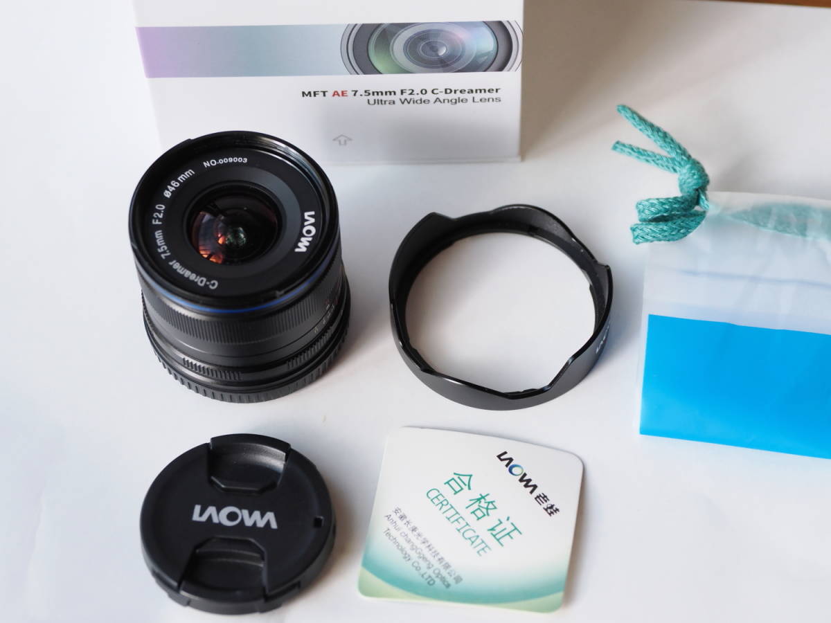 クリアランスsale!期間限定! LAOWA 単焦点 広角レンズ 7.5mm F 2 MFT