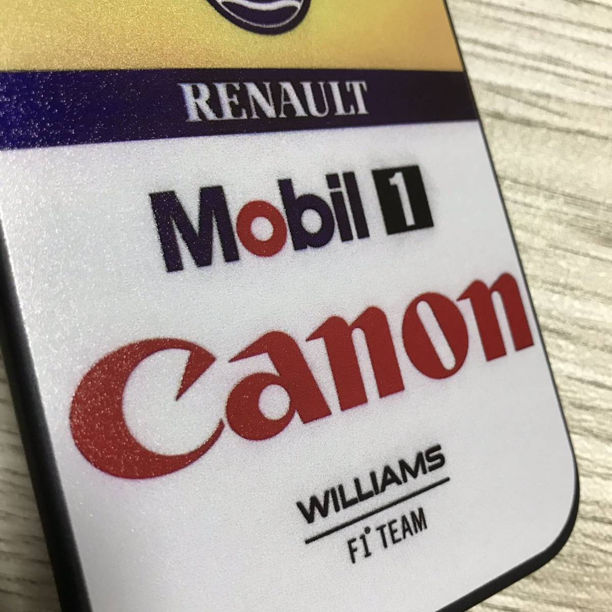 キヤノン ウィリアムズ ルノー iPhone 14 Pro Max ケース F1 Williams FW14 キャノン マンセル パトレーゼ セナ スマホ_画像5