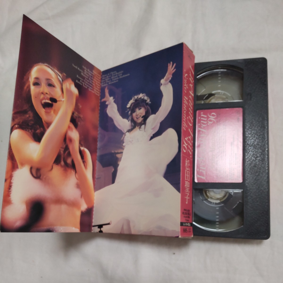 松田聖子　VHSビデオ Live Vanity Fair Seiko Matsuda’96 歌詞カード付き_画像5