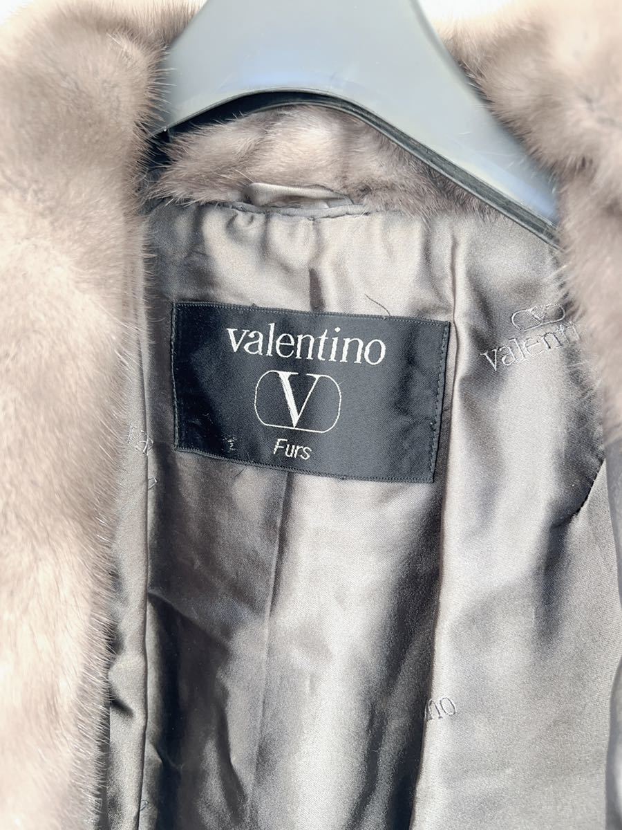 美品 VALENTINO FURS ヴァレンティノ 毛皮コート AMERICAN Legendミンク ハーフコート サイズF 着丈:60cm - 5