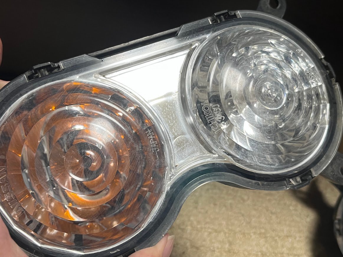 19年 キューブ ライダー DBA/YZ11 フロント グリル ウインカー レンズ ランプ フォグライト フォグランプ 左右 セット　（関）_画像5