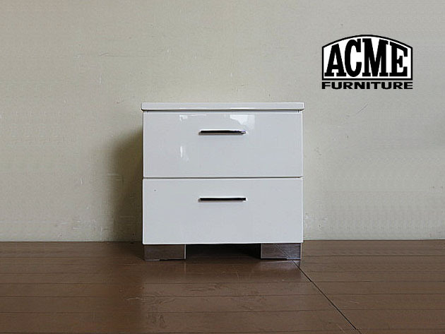 展示品 ACME Furniture/アクメファニチャー モダンスタイル 2ドロワーベッドサイドチェスト サイドチェスト/ナイトテーブル/台/花台