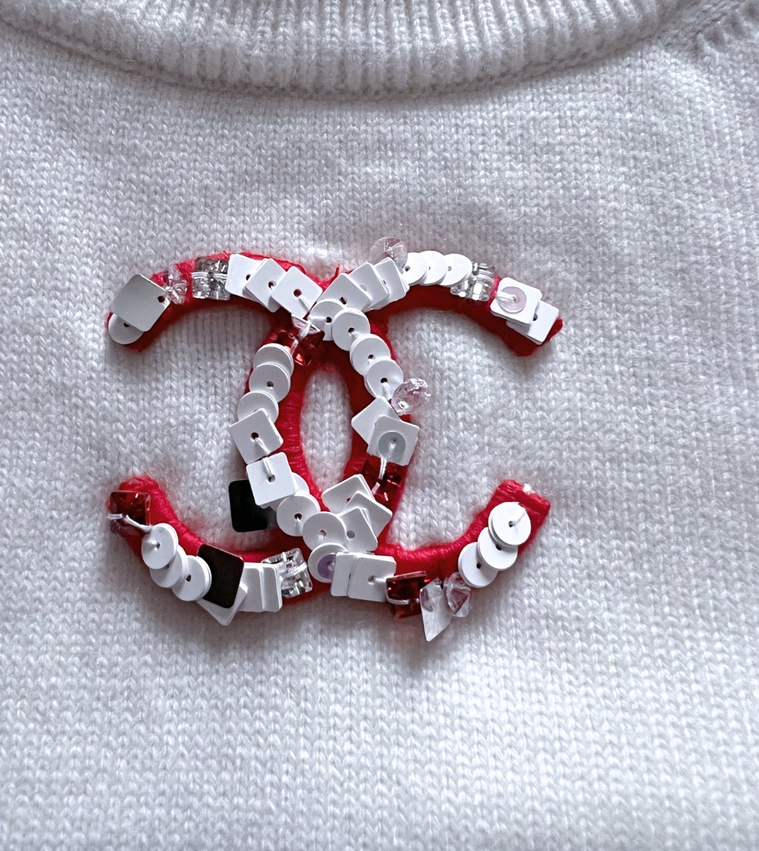 Chanel シャネル 長袖ニット セーター サイズ38 未使用_画像8