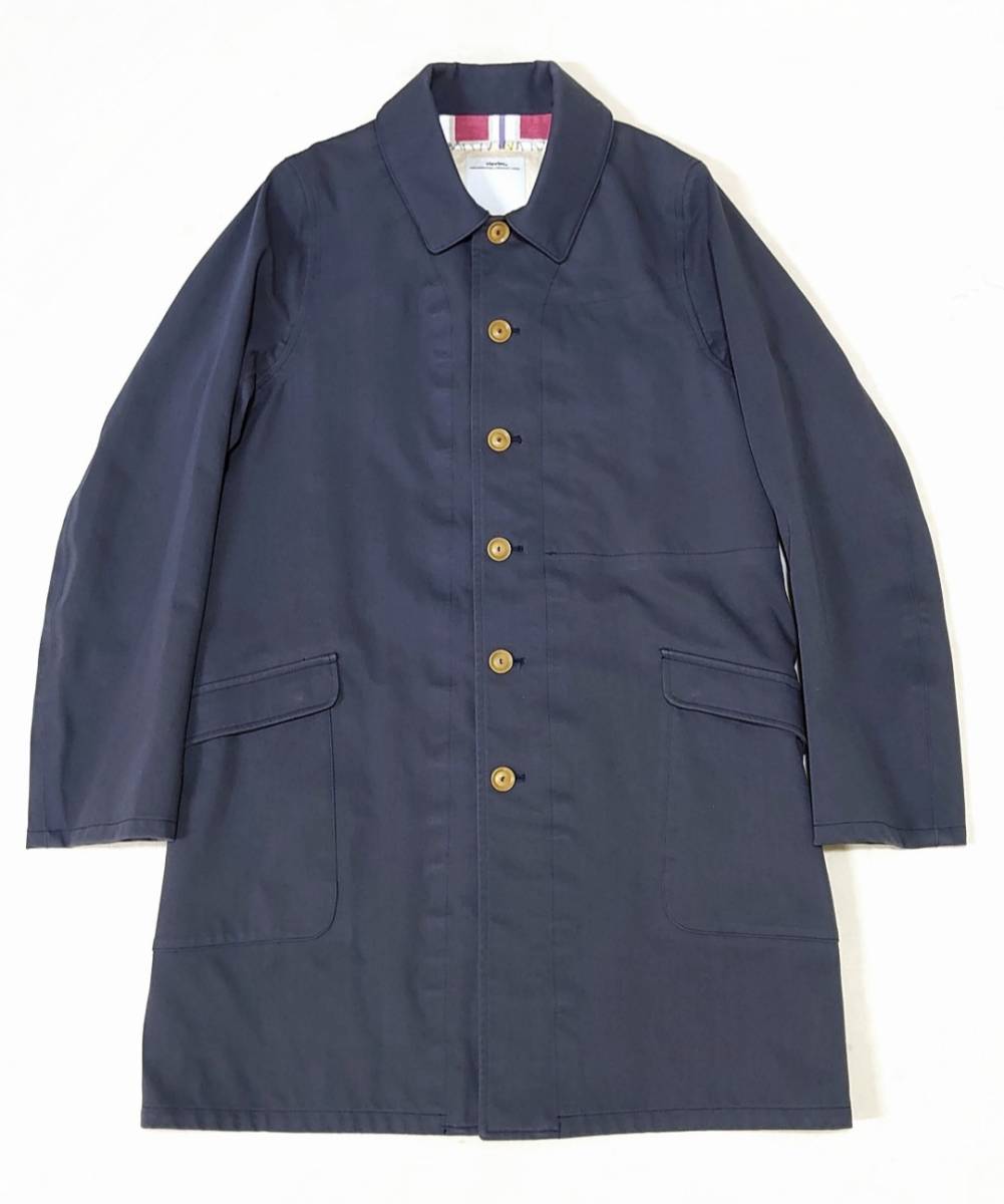 大人気新作 ネイビー COAT SOUTIEN ELLIPSIS 16SS visvim 1 ゴアテック