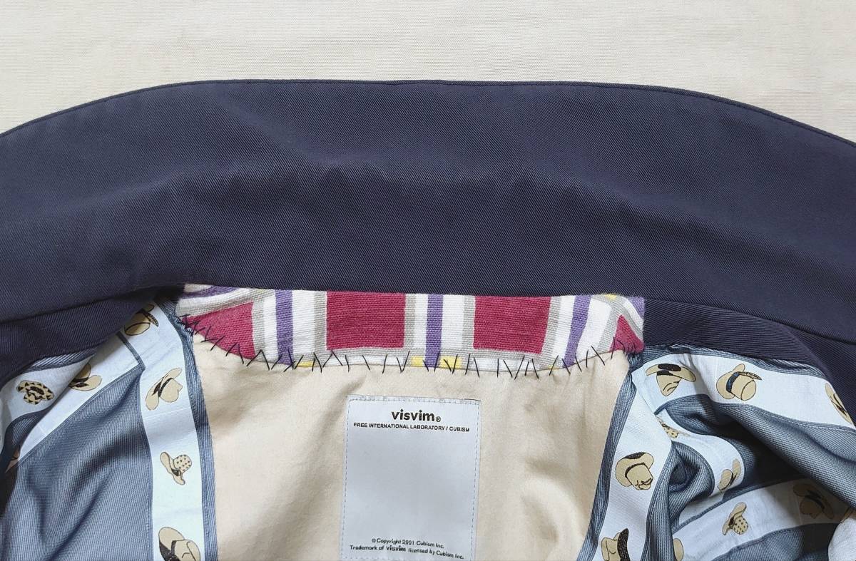 visvim 16SS ELLIPSIS SOUTIEN COAT ネイビー GORE-TEX ステンカラーコート ゴアテックス VISVIM GORE-TEXステンカラーコート