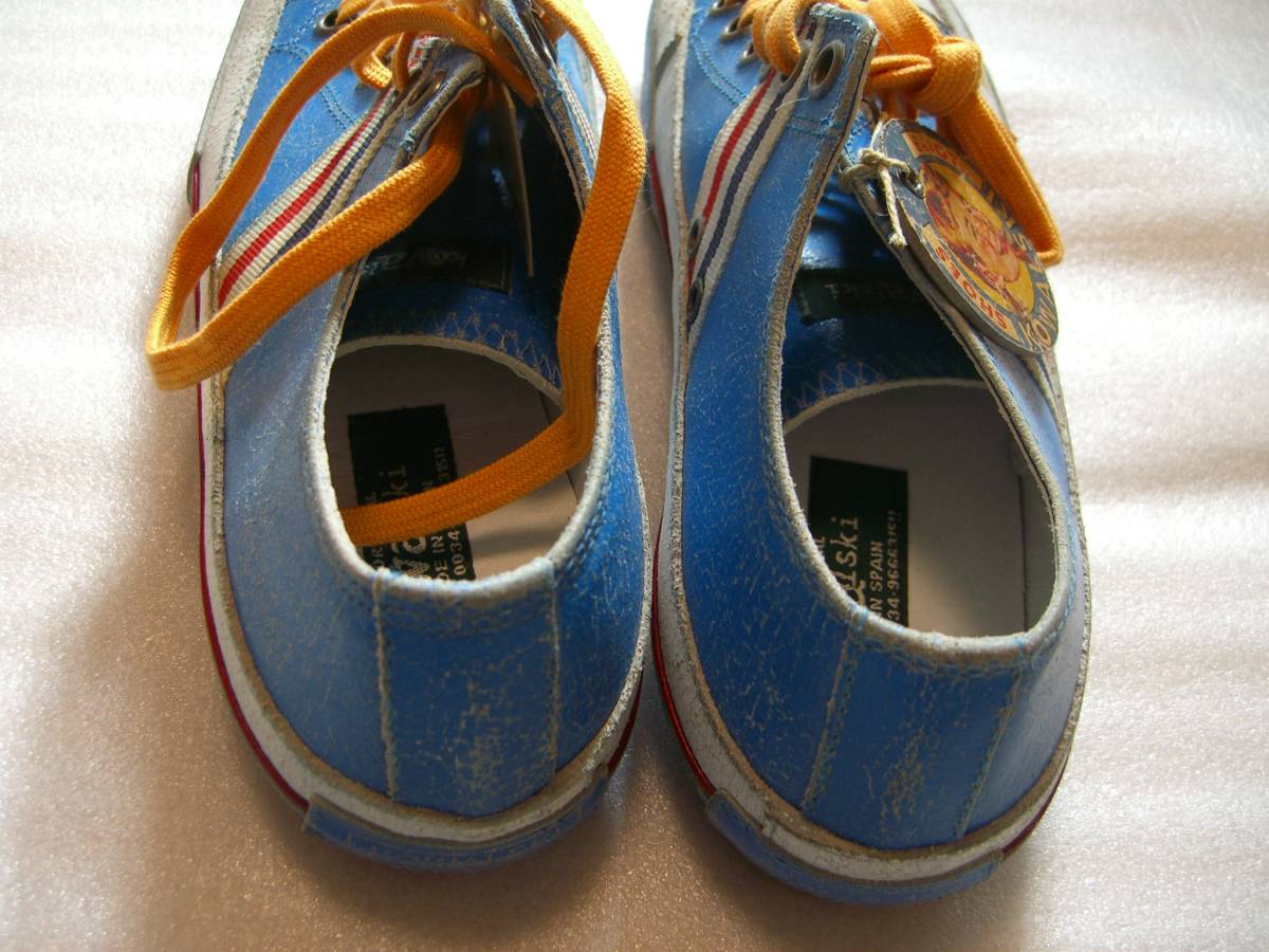 ■パパスPAPAS NONNON スニーカー靴 MADE IN SPAIN S(40)サイズ　 24.5～25.0㎝　◆未使用品　３_画像6