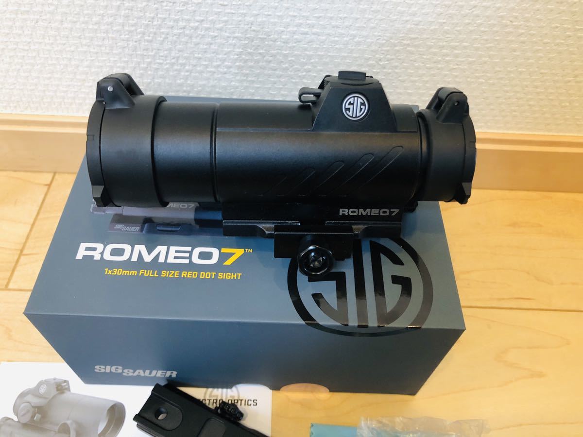 実物 Sig Sauer ロメオ7 ドットサイト シグ シグザウアー Romeo ダット