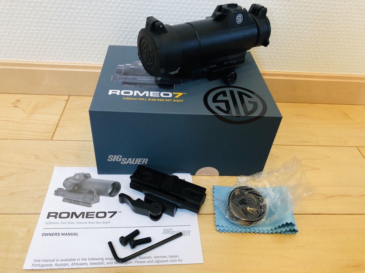 実物 Sig Sauer ロメオ7 ドットサイト シグ シグザウアー Romeo ダット