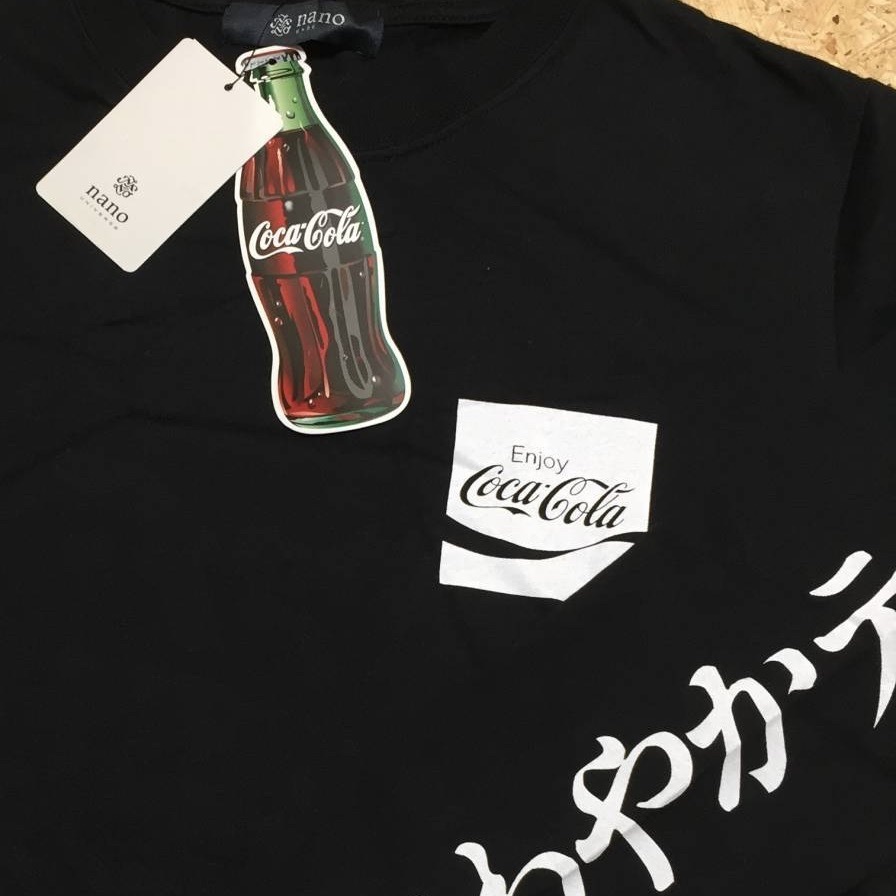 nano universe Coca-Cola 長袖 Tシャツ S M コラボ 別注 限定 nano universe Coca-Cola 長袖 Tシャツ S M コラボ 別注 限定