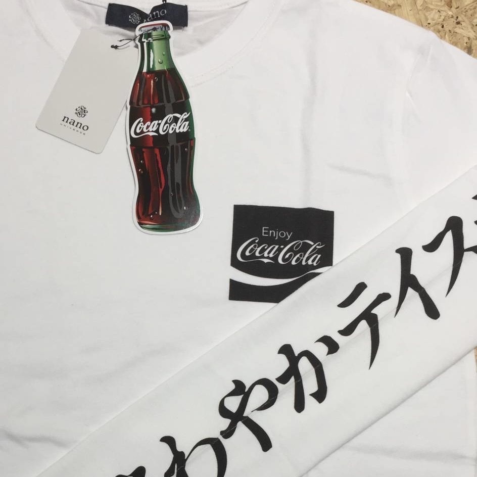 nano universe Coca-Cola 長袖 Tシャツ S M コラボ 別注 限定 nano universe Coca-Cola 長袖 Tシャツ S M コラボ 別注 限定