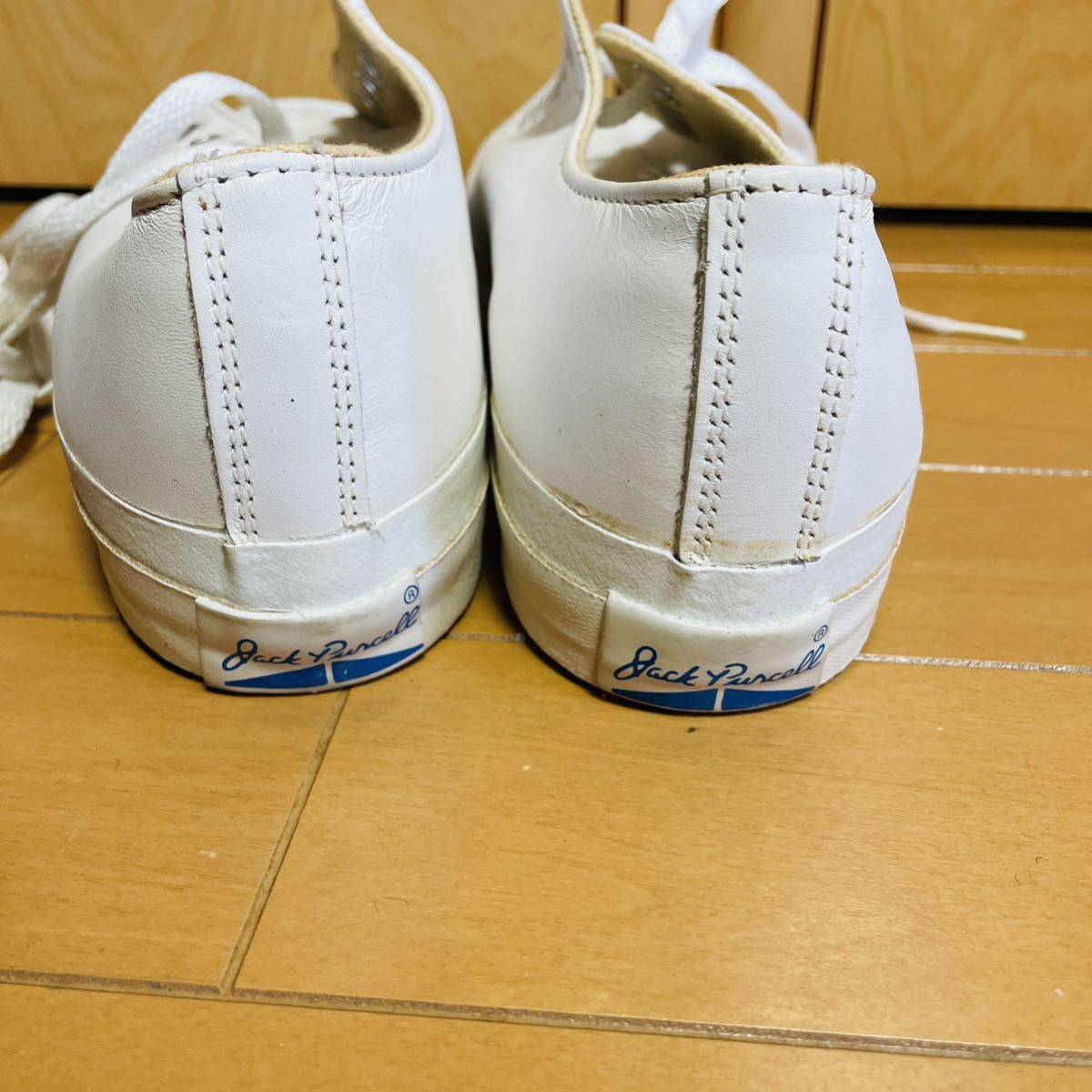90s デッドストック コンバース ジャックパーセル レザー 10 白 usa製