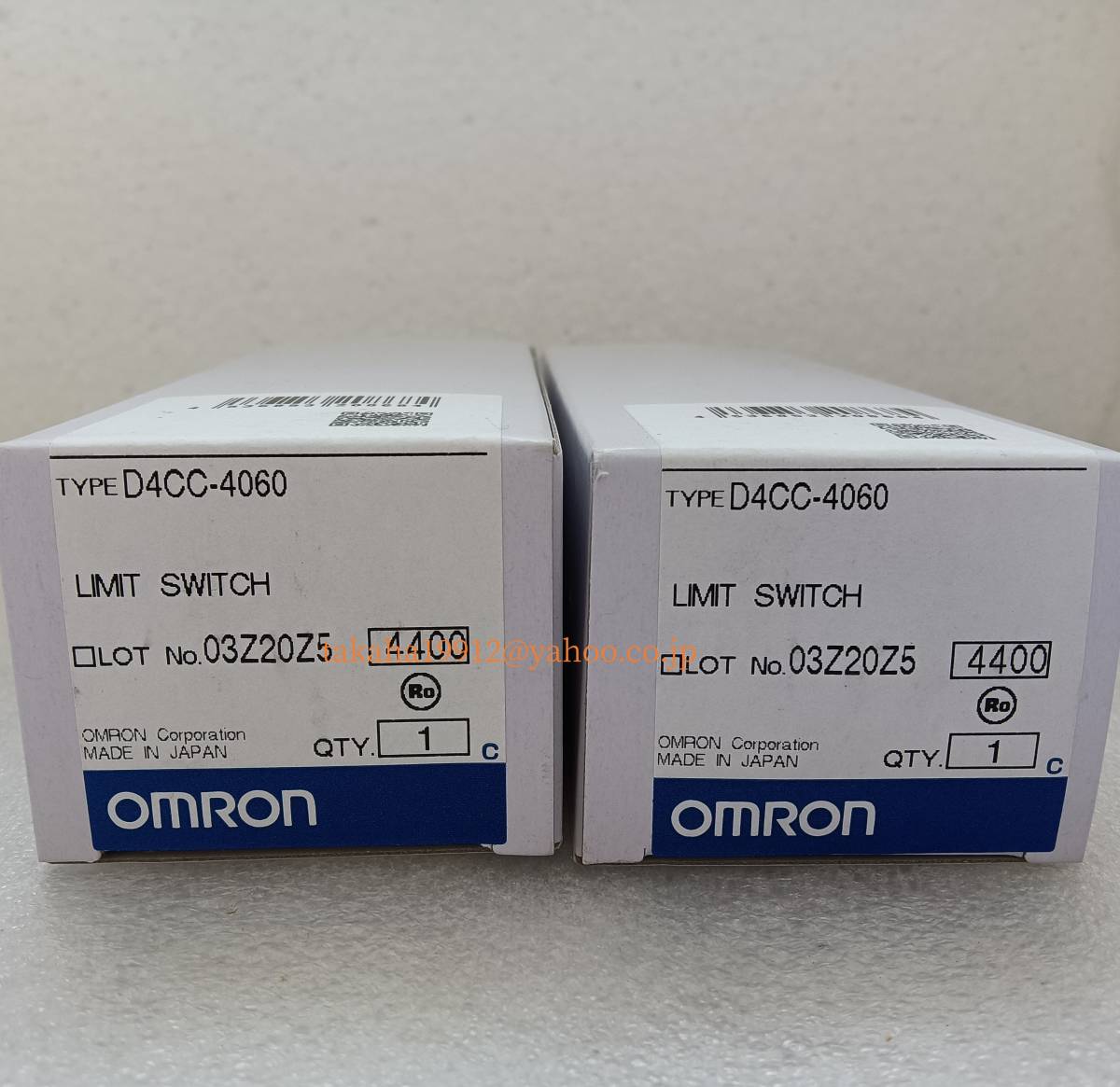 ◆【新品5個 ！】　オムロン　オムロン D4CC-4060 小形リミットスイッチ　【６か月安心保証】