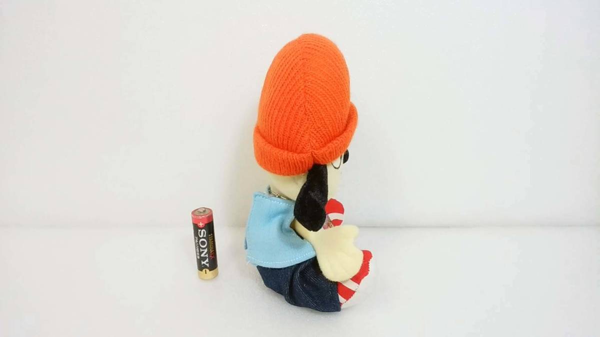 PaRappa the Rapper Parapper stuffed toy /パラッパラッパー　パラッパー・ぬいぐるみ　SONY /ソニー　タグ付き・未使用・自宅保管品_画像7