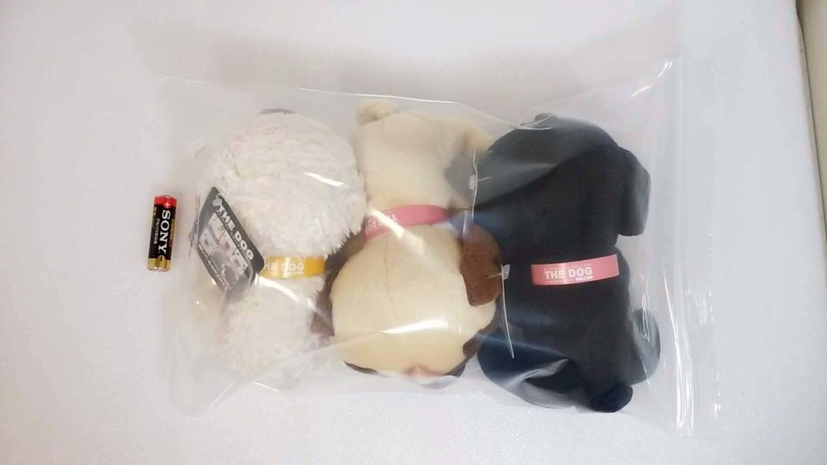 THE DOG maltese & Pug stuffed toy /マルチーズ＆パグ＋黒パグ