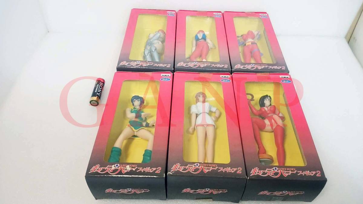 NEW CUTEY HONEY FIGURE 2 / new Cutie Honey figure 2 all 6 kind BANPRESTO prize gift * not for sale (not for sale) unopened * unused 