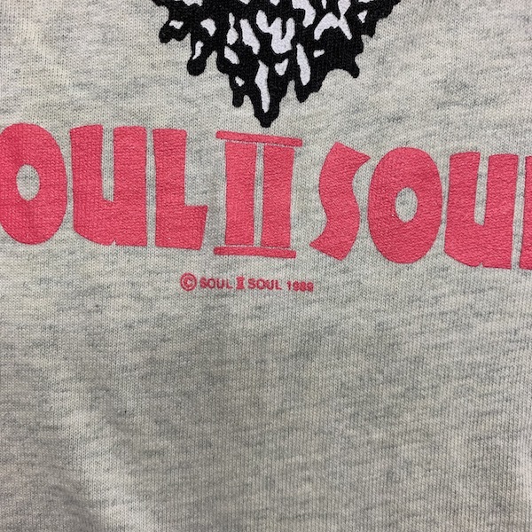 1 иен старт!SOUL Ⅱ SOUL футболка 80s 90s USA Vintage одиночный стежок копирование свет душа 2 душа JAZZY B CLUB T RAPTEES