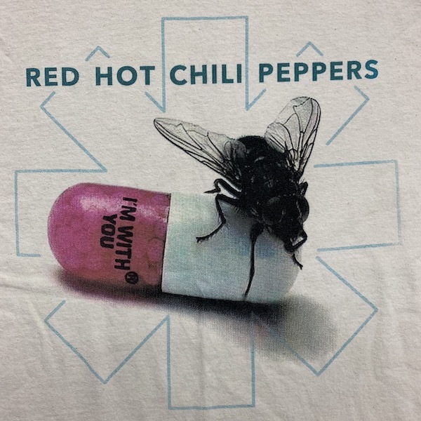 1円スタート！Red Hot Chili Peppers Tシャツ ヴィンテージ フォトプリント コピーライト レッチリ レッドホットチリペッパーズ バンドT_画像2