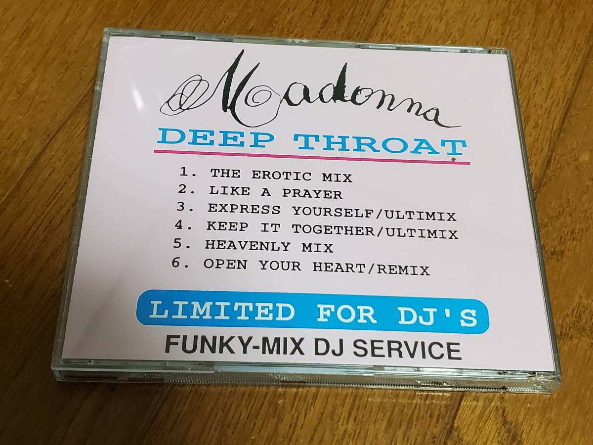 (CD) Madonna* Madonna / Deep Throat Funky-Mix DJ Service