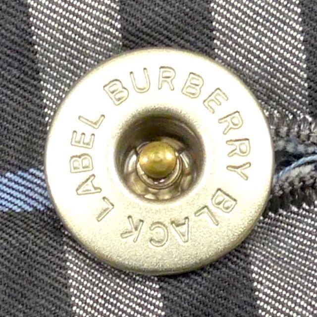 即決★BURBERRY BLACK LABE★W28位 ノバチェック パンツ 廃盤 バーバリーブラックレーベル メンズ 70 グレー チェック 三陽商会 ナイト刺繍_画像6