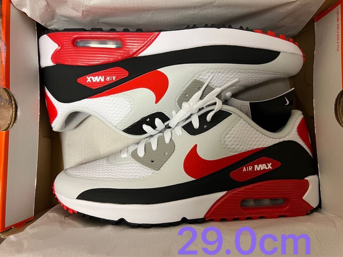 NIKE AIRMAX 90 G 29 0cm ナイキ エアマックス ゴルフ 29 0cm｜PayPay