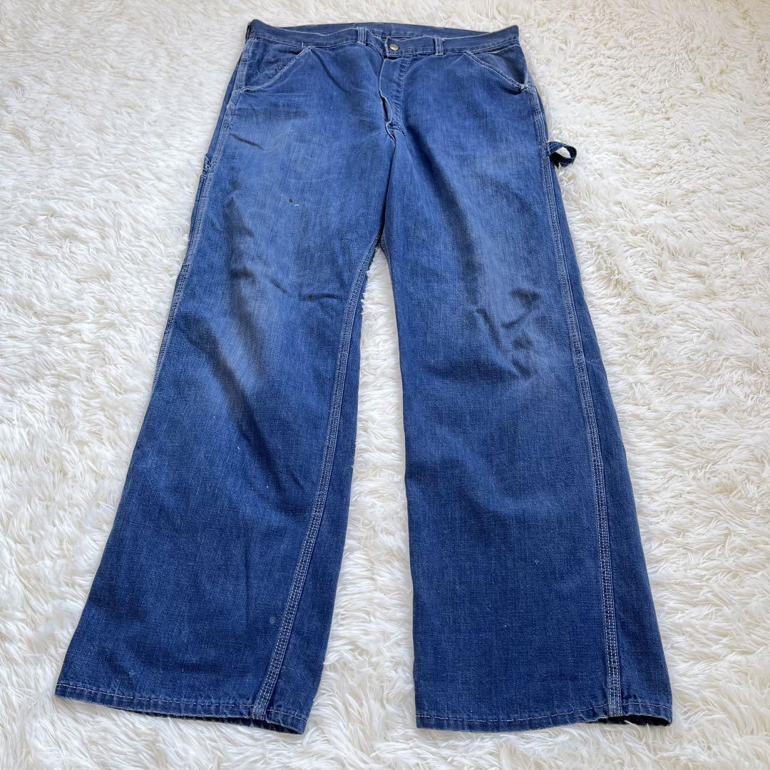 デニムショールカラー Vintage 【50s〜60s】HERCULES/ヘラクレス デニム 40s ペインター パンツ 青